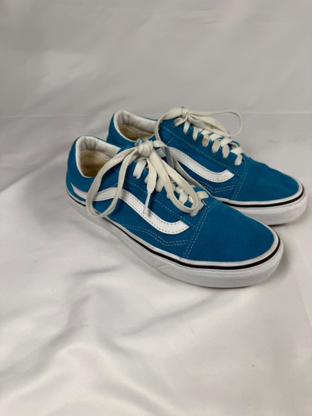 Vans Old Skool Bright Blue Sneakers Womens 7